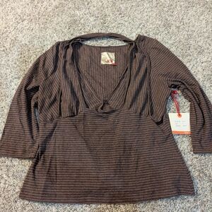 Vintage. Nwt. Hybrind Halter Shirt